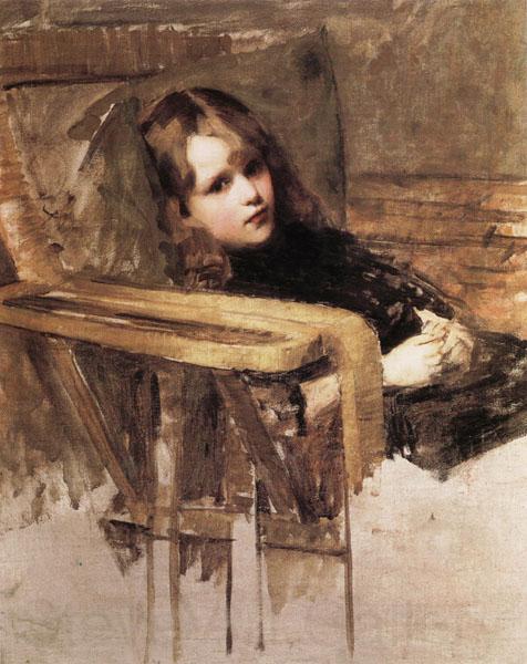 John William Waterhouse The Easy Chair